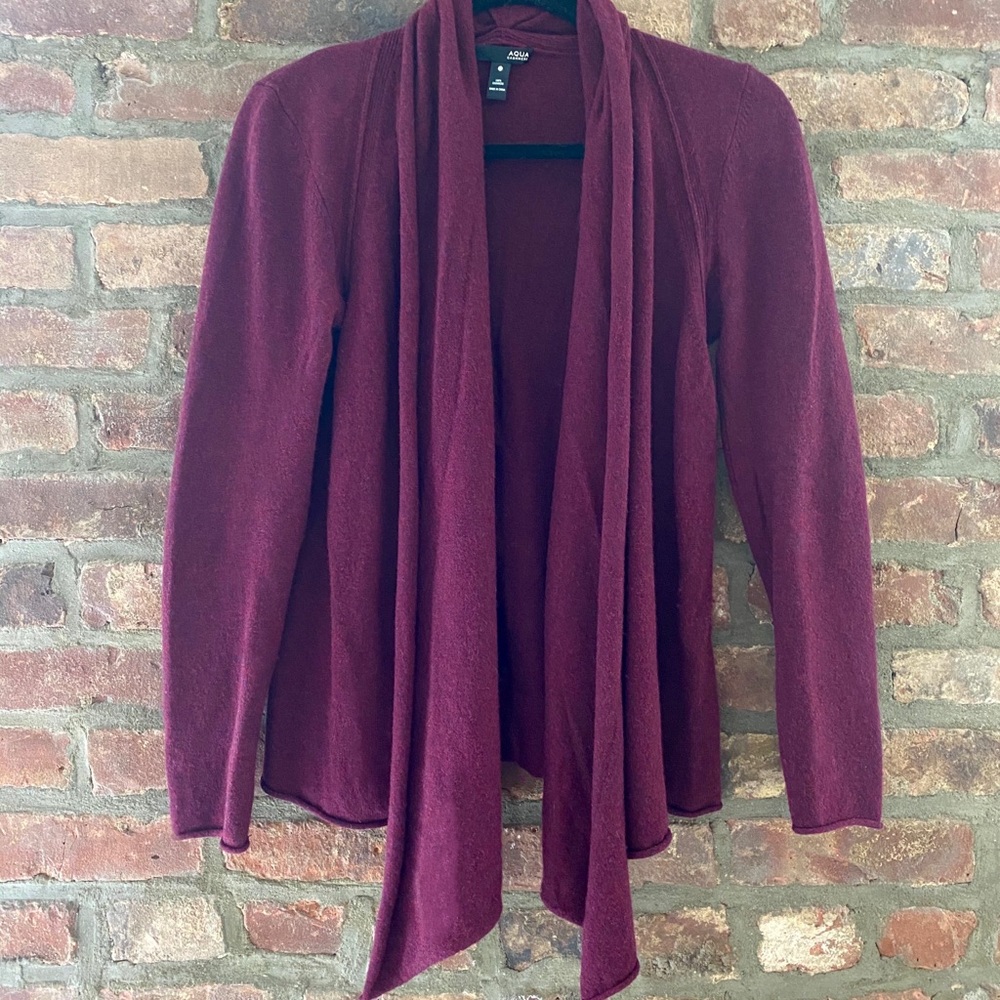 Aqua cashmere sweater